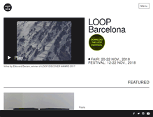 Tablet Screenshot of loop-barcelona.com
